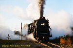 SEQUENCE SHOT #4--1225 steam train heads north on Lake State Railway!!!! 